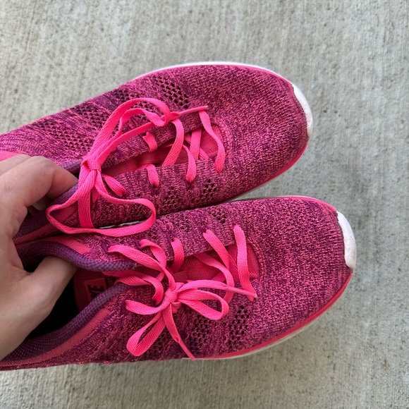 Nike Women’s Flyknit Lunar1+ 'Pink Flash' size 8.5 - Picture 7 of 9